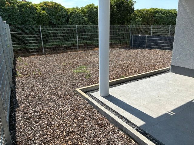 Erstbezug! Neue, helle, barrierefreie 3-Zimmer-EG-Wohnung mit Garten in zentraler Lage in Jockgrim – Garten