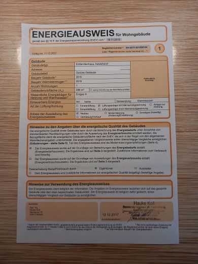Energieausweis