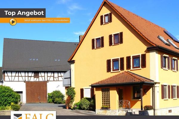 Z urokiem, stodołą i działką budowlaną XXL – FALC Immobilien Heilbronn