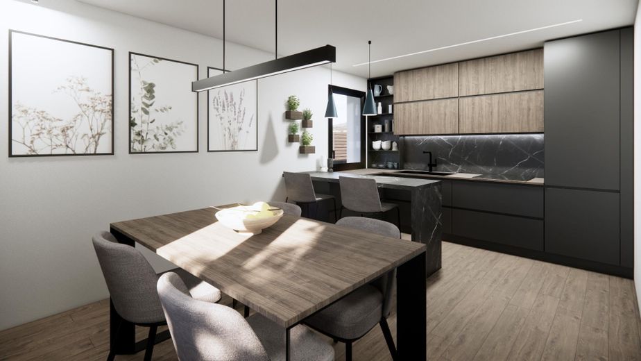 Wohnung 2 - Küche/Essbereich