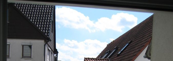 Balkon vom Bad aus