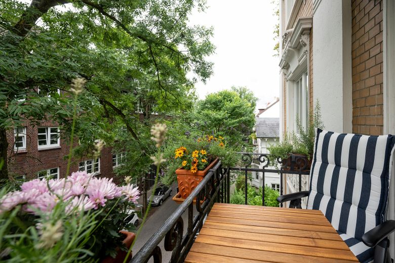 Bellissimo appartamento d'epoca in Ulmenstraße presso Stadtpark - da privato – Balkon 
