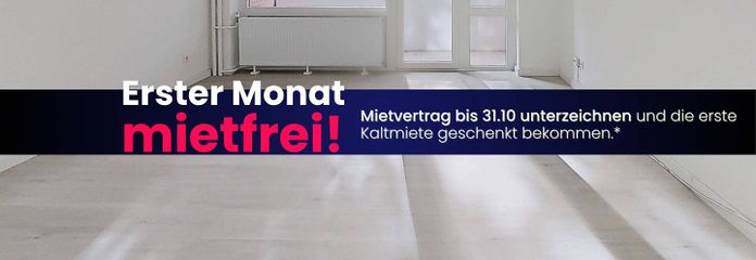 Entspannt ins Jahresende -Kaltmietfrei in den Herbst starten: Helle 4-Zimmer-Wohnung mit BALKON