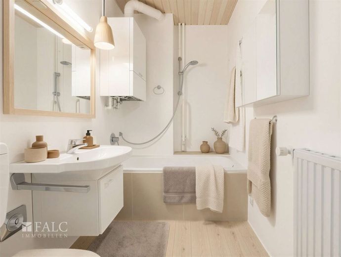 Vahrenwald- piso de 3 habitaciones con balcón en el 3er piso con bonita vista (sin ascensor) – Modernisierungsvorschlag