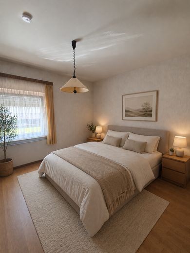Charmantes Einfamilienhaus mit traumhaftem Südgarten, Wintergarten und Doppelgarage – Schlafzimmer EG KI