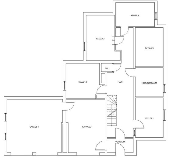 Großes 3-Familienhaus inkl. 3 Garage * in Bad Berneck – UG