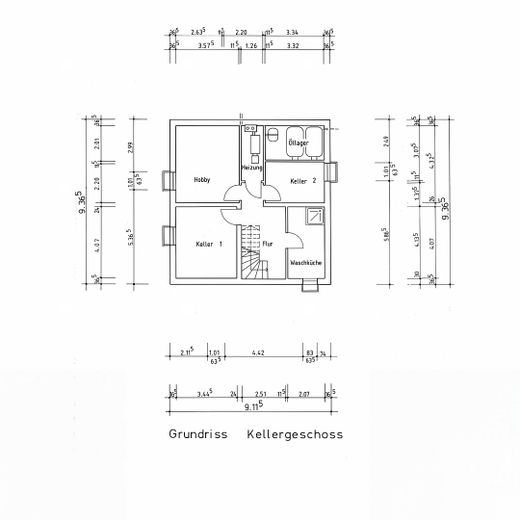 Casa unifamiliar atractiva con amplia parcela y perspectivas de futuro cerca de Marburgo – Keller