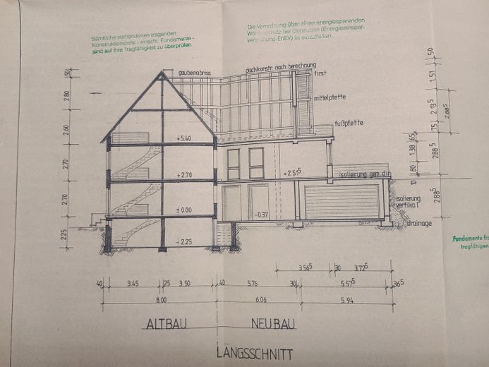 Aantrekkelijk appartementencomplex in Otterberg, 5 wooneenheden – Längsschnitt