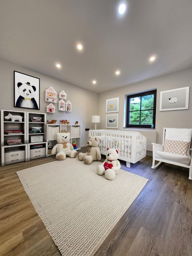 Moderna. Completamente ristrutturata nel 2025. Di alta qualità. – Abitare con stile a Heroldsberg – Beispielbild Kinderzimmer (KI)