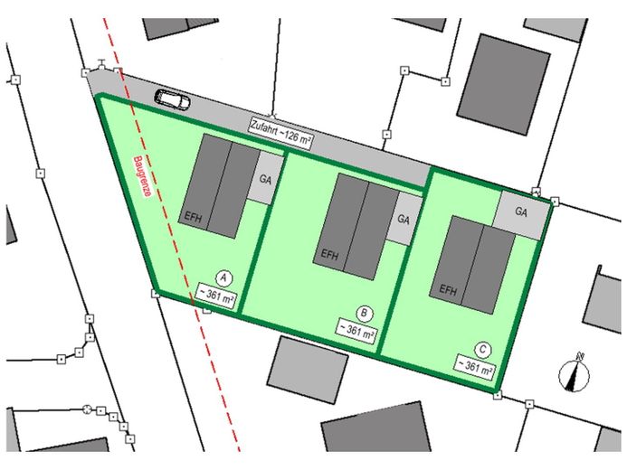 EFH-Bebauung (exemplarisch)