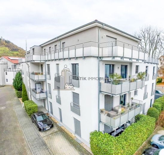 ATIK: Exklusives, lichtdurchflutetes Penthouse mit Charme in Heppenheim – Drohnenaufnahme