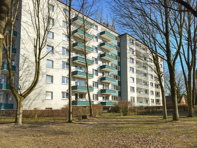 Charmante 2-Zimmer-Wohnung in Lauenburg/Elbe – Gebäude andere Seite