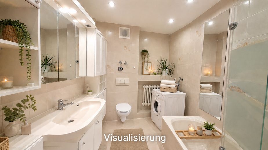 Helle 3-Zi.-DG-Wohnung + XXL-TG-Eckplatz, 2 Balkone, EBK, 95m² in Karlsfeld PROVISIONSFREI – Foto 9