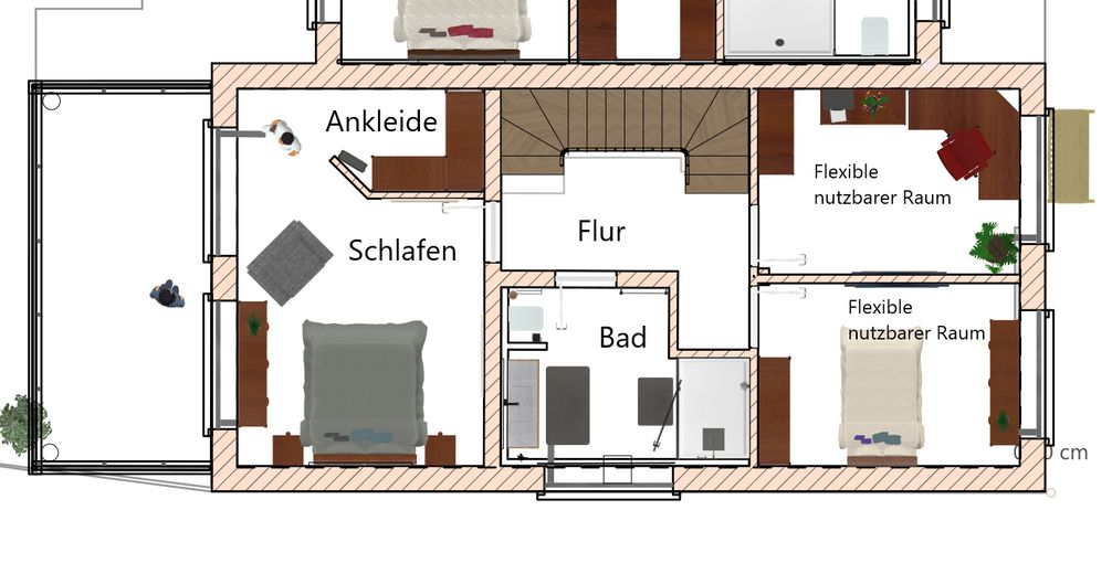 Wohnen mit Bergkulisse – massiv gebaut, für immer daheim – Haus 1 DG