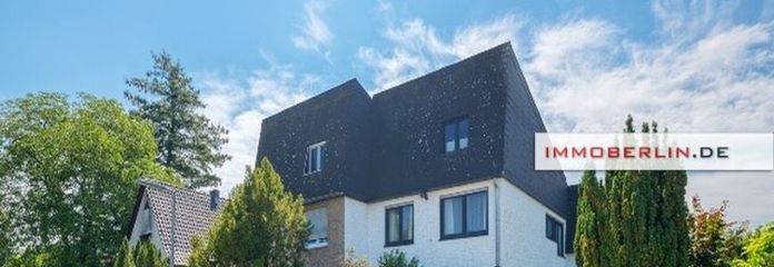 IMMOBERLIN.DE - Geniale Doppelhaushälfte mit Einliegerwohnung – Raumwunder mit Südwestgarten