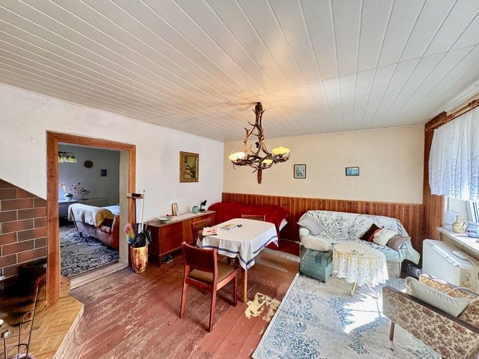 HORN IMMOBILIEN ++ Einfamilienhaus ruhige Lage bei Pasewalk – Wohnzimmer