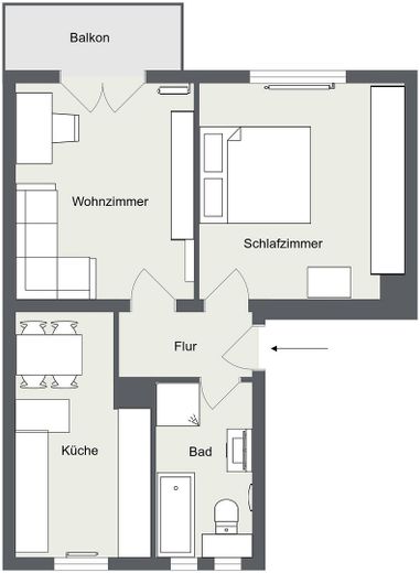 Eigennutzung oder attraktive Kapitalanlage: Sonnige 2-Zimmer Wohnung – Foto 17