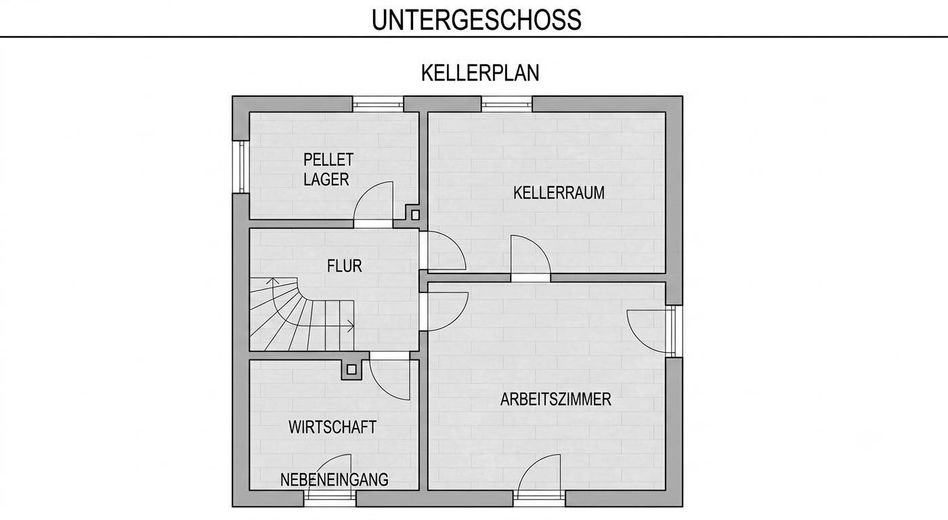 Autarkes Wohlfühlhaus – Keller