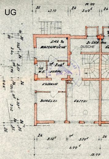 Doppelhaushälfte in stadtnaher Panoramalage von Schwäbisch Gmünd – Grundriss UG