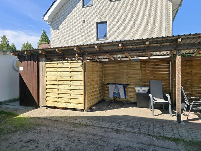 Überdachung, Sitzecke, Abstell