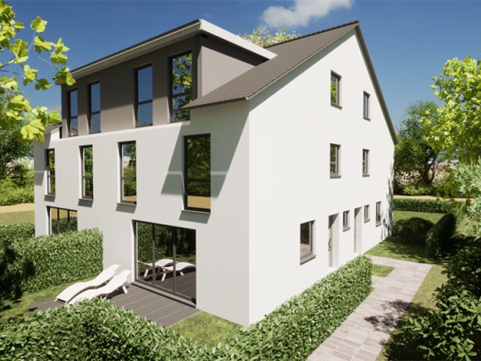 Rodgau! Top moderne KfW 40 NH -REH2- in Planung mit Terrasse und Tiefgarage - provisionsfrei! – Foto 1