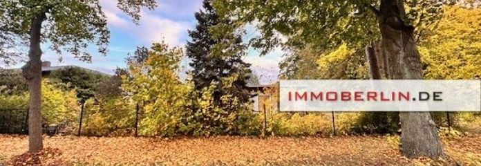 IMMOBERLIN.DE - Traumhaftes Baugrundstück in naturverbundener Lage nahe dem Berliner Stadtrand