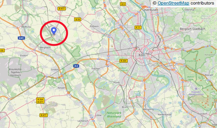 Zwei voll erschlossene Baugrundstücke in Bergheim Niederaußem - PROVISIONSFREI - Preise bereits ab – Übersichtsplan 02