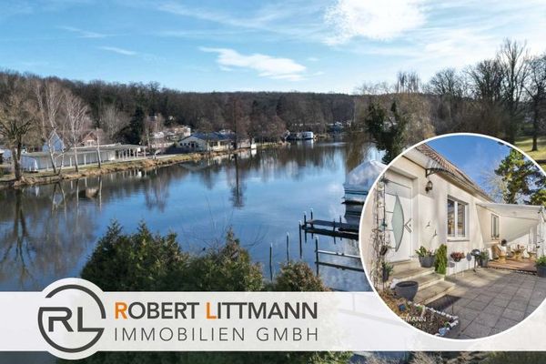 Unique waterfront property with residential house & boathouse in Berlin-Alt-Pichelsdorf