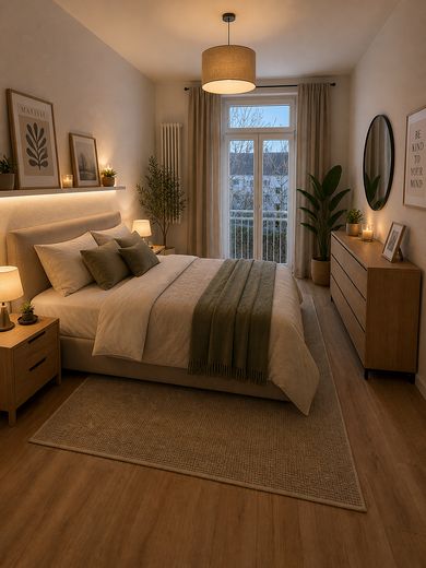 Mietrendite von 7,3% möglich!!! 10-Fam.-Haus in Hannover-Linden Mitte zu verkaufen – Schlafzimmer