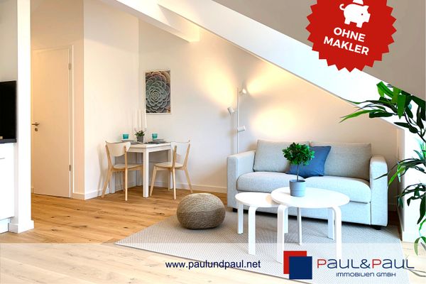 Hochwertige 1,5-Zimmer-Wohnung mit Südwest-Balkon in Hamburg-Marienthal