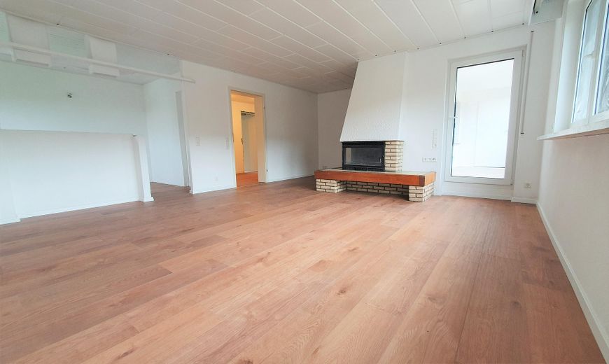 Wohnbereich mit Kamin