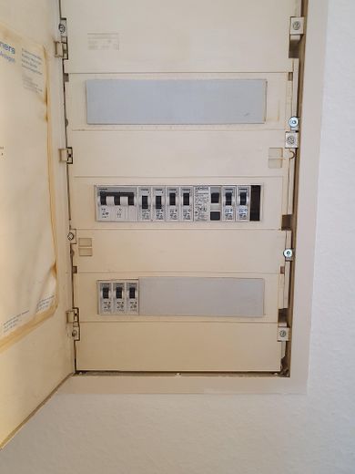 Sicherungskasten in der ETW