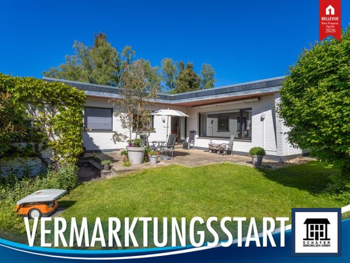 Großzügig wohnen auf einer Ebene – Architektenhaus mit besonderem Grundriss – Foto 1