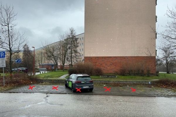 Rental of parking spaces in the Blockmacherring