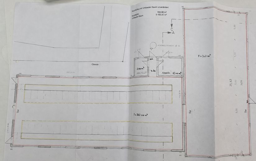 Ca. 683 m² Lagerhallen mit ca. 1700 m² Freifläche – teilbar – von privat – Photo 13