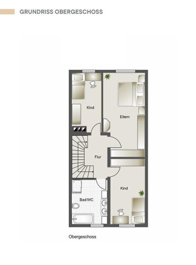 Grundriss Obergeschoss