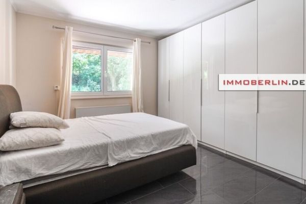 IMMOBERLIN.DE - Exzellente modernisierte Wohnung mit großer Südwestterrasse in Top-Familienwohnlage