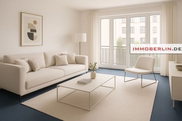 IMMOBERLIN.DE - Angenehme Lage! Sonnige Wohnung mit Südwestbalkon beim Charlottenburger Schloss