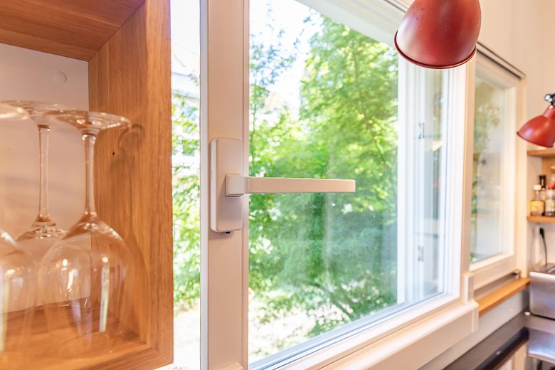 Schiebefenster Küche Detail