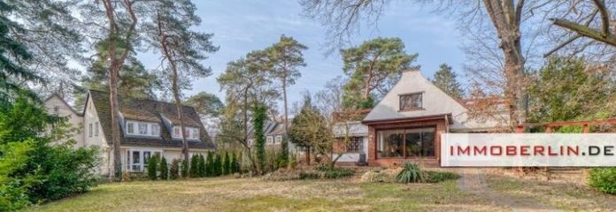 IMMOBERLIN.DE - Toplage beim Ortskern! Komfortables Haus mit großem Garten in Havelnähe