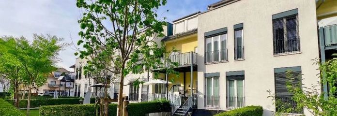 Light-filled 2-room ground-floor apartment with garden area at the foot of the Langenhard