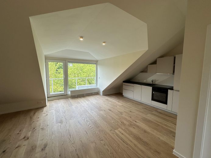 Provisionsfreie Neubau-Dachgeschosswohnung–Erstbezug, hochwert. Ausstattung, 5 Min. Bhf Köpenick – Wohn-/Esszimmer