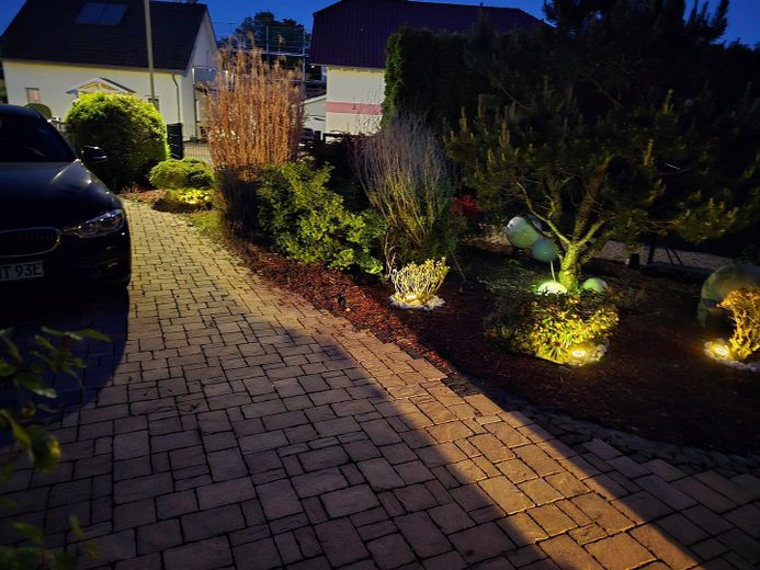 Garten abends