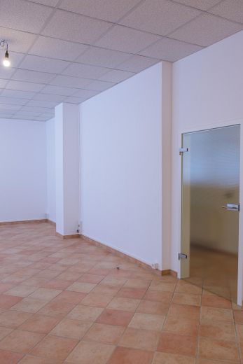 3-Zimmer EG-Wohnung im Loft-Stil in Mannheim-Rheinau Erstbezug nach Sanierung – Wohnzimmer/offene Küche