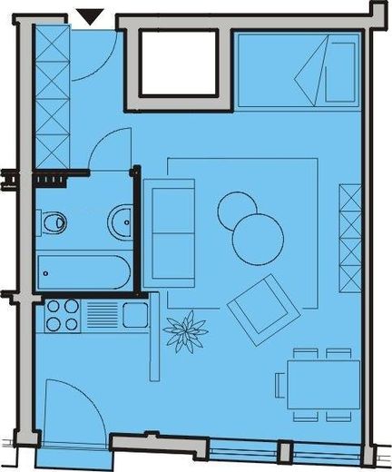 15% RENDITE: 4 VOLLMÖBLIERTE SMART-HOMES IN CITY-BESTLAGE – Grundriss WE 9