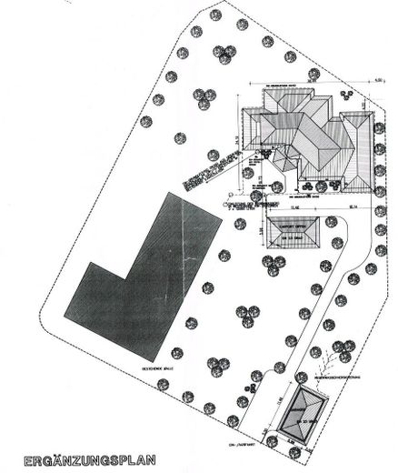 Lageplan mit Halle