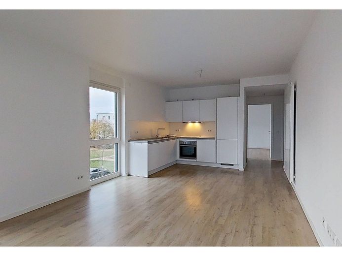 Moderne 3-Zimmer-Wohnung mit Einbauküche und Balkon in Berlin! – Musteransicht I: Wohn- und Es…