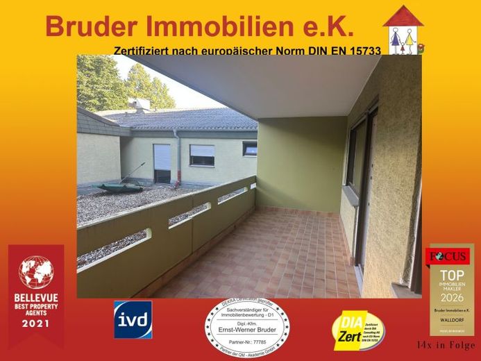 Heidelberg-Rohrbach: 1 ZKB, Balkon, TG-StPl., FREI, keine K-Prov. – Foto 1