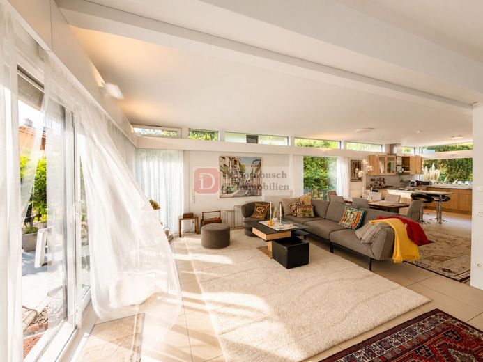 Top!! Modernes Designer-Einfamilienhaus mit Einliegerwohnung, Klimaanlage und Sauna – Wohn- und Essbereich Bild 3