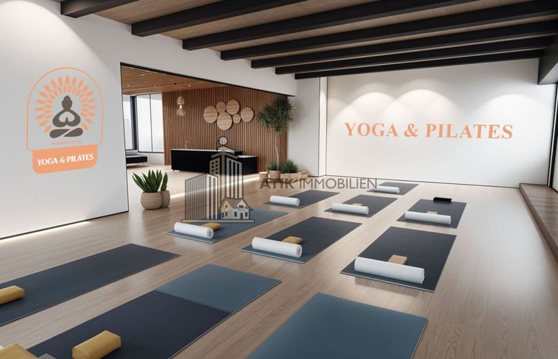 ATIK: Kernsanierte Gewerbeflächen direkt in den Planken - provisionsfrei – Visualisierung Yoga